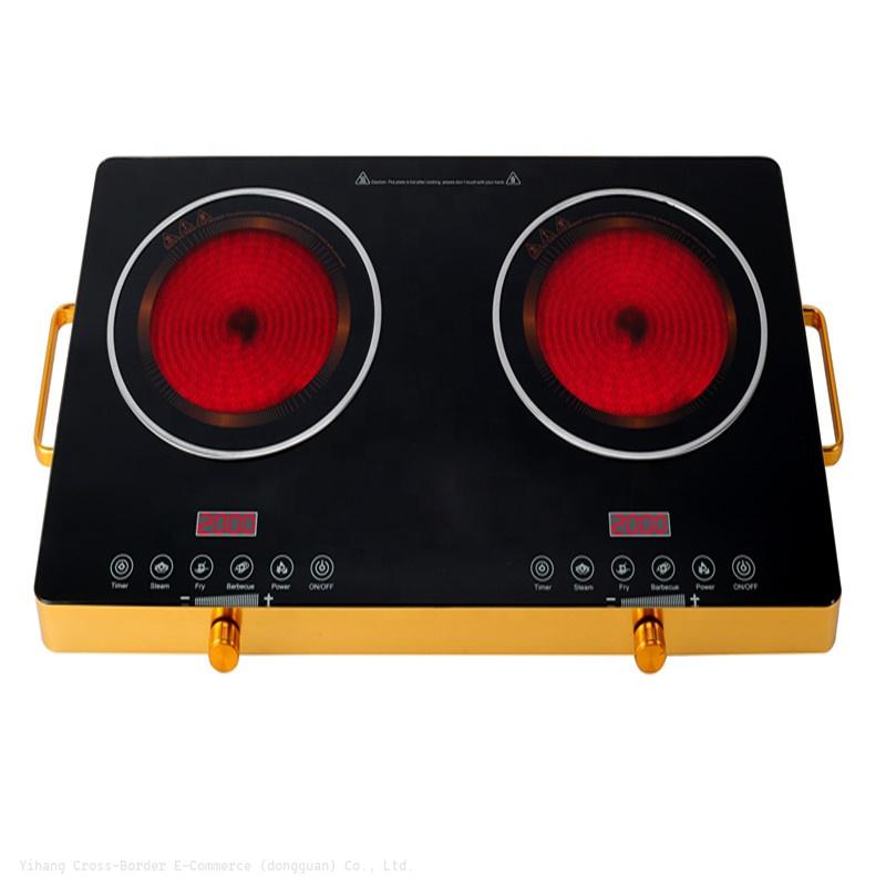 Hot Sale Factory Price Cooktop Commercial Infrared Double Burner Induction Cooker