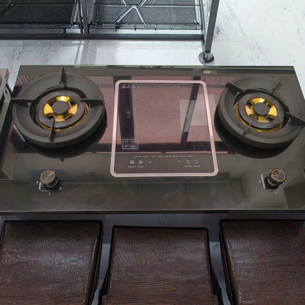 High Quality Electric Double Burner Gas Stove Strong Power Induction Cooker Glass Cover for Households Featuring Hotpot Function
