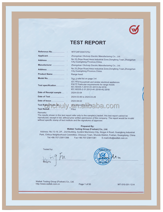 Safety and Quality Certificate 3