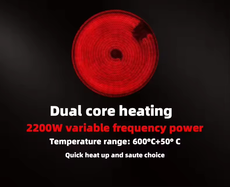 Wholesale 2200W Waterproof Electric Induction Cooker Stove Single Portable Heavy Duty Ceramic Plate Touch Screen Premium Cooktop