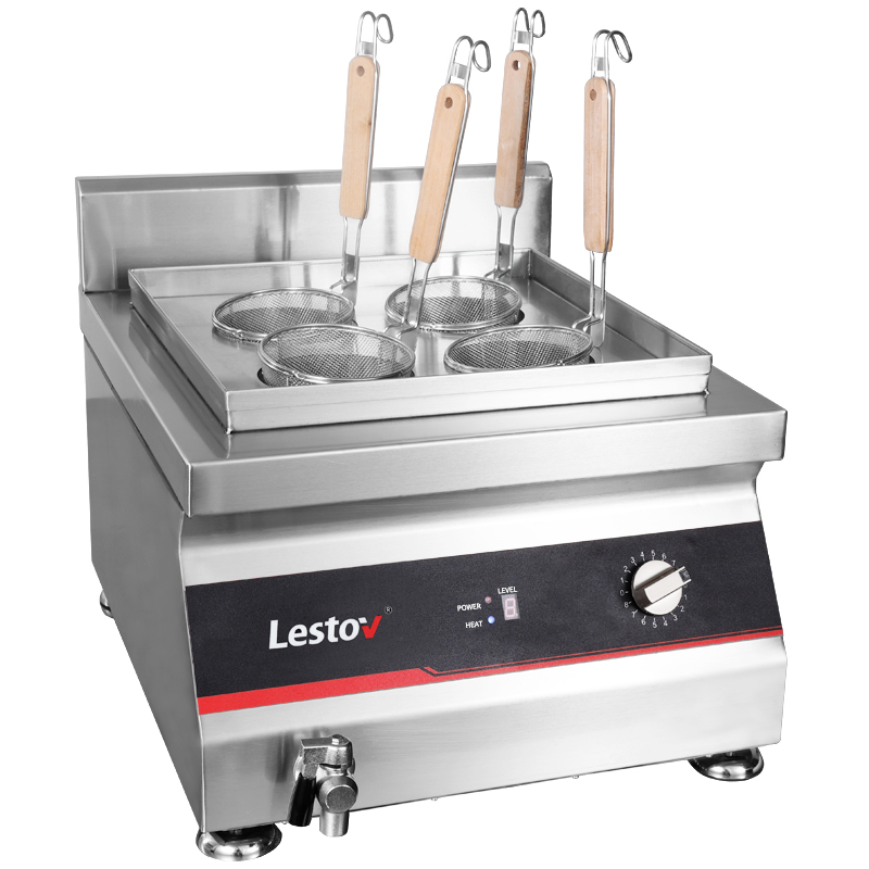 Stainless Steel 4 Strainer Professional Induction Pasta Cooker Commercial Induction Noodle Burner