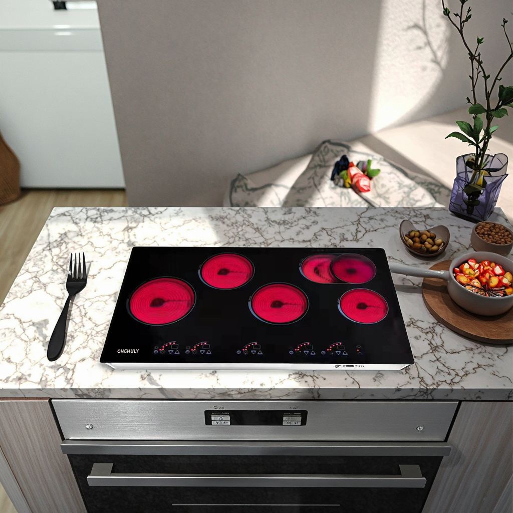 Professional Manufacturer's Burner Induction Stove 2200W Built-In Infrared Induction Households AU Ceramic Electric Fry