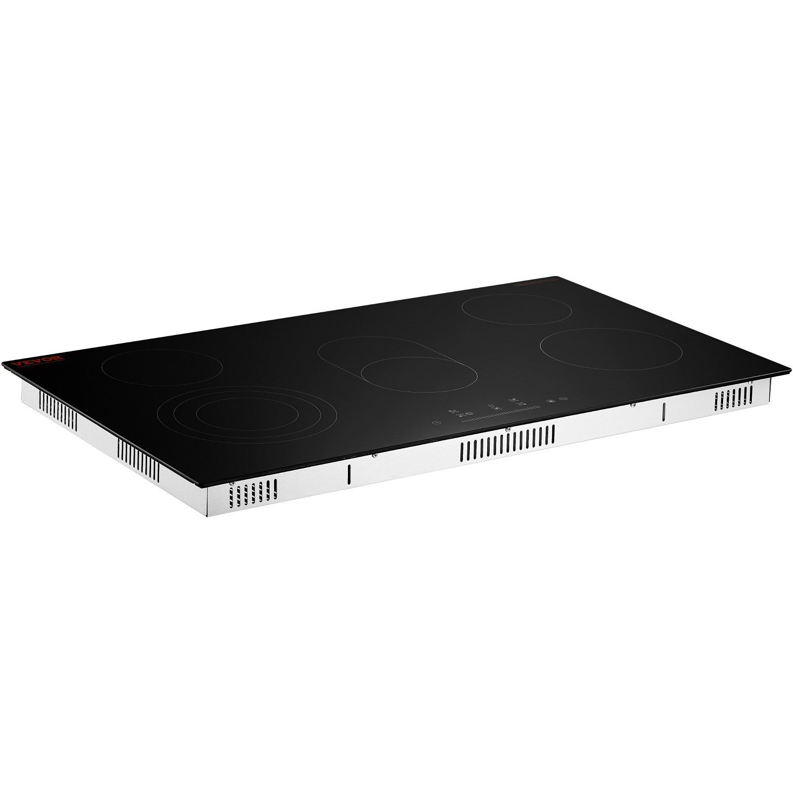 Built-In 35.4x20.5 Inch Ceramic Induction Cooktop with Touch Panel and 3400W Power