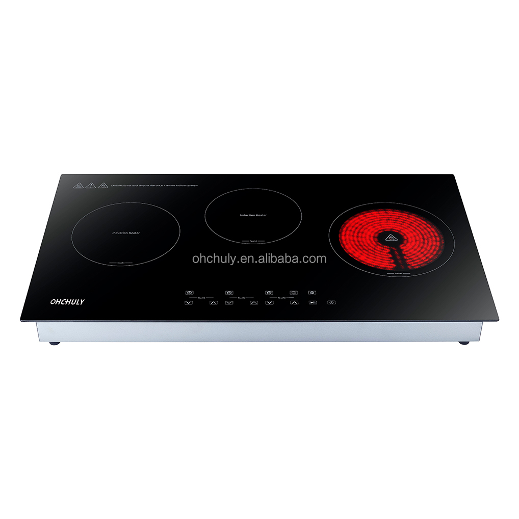 Ohchuly Professional Manufacturer's Burner Induction Stove 2200W Built-In Infrared Induction Households AU Ceramic Electric Fry