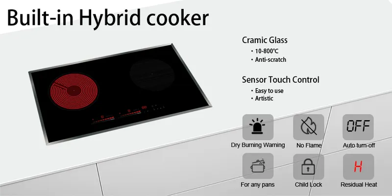 Built-in Hob Built-in Induction & Ceramic Hob Dual Zone Multi Cooker