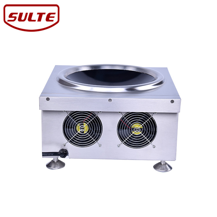 Electromagnetic Stove Wok, Etl Certificate 5000W Electric Induction Cooktop Touch Control With Knob