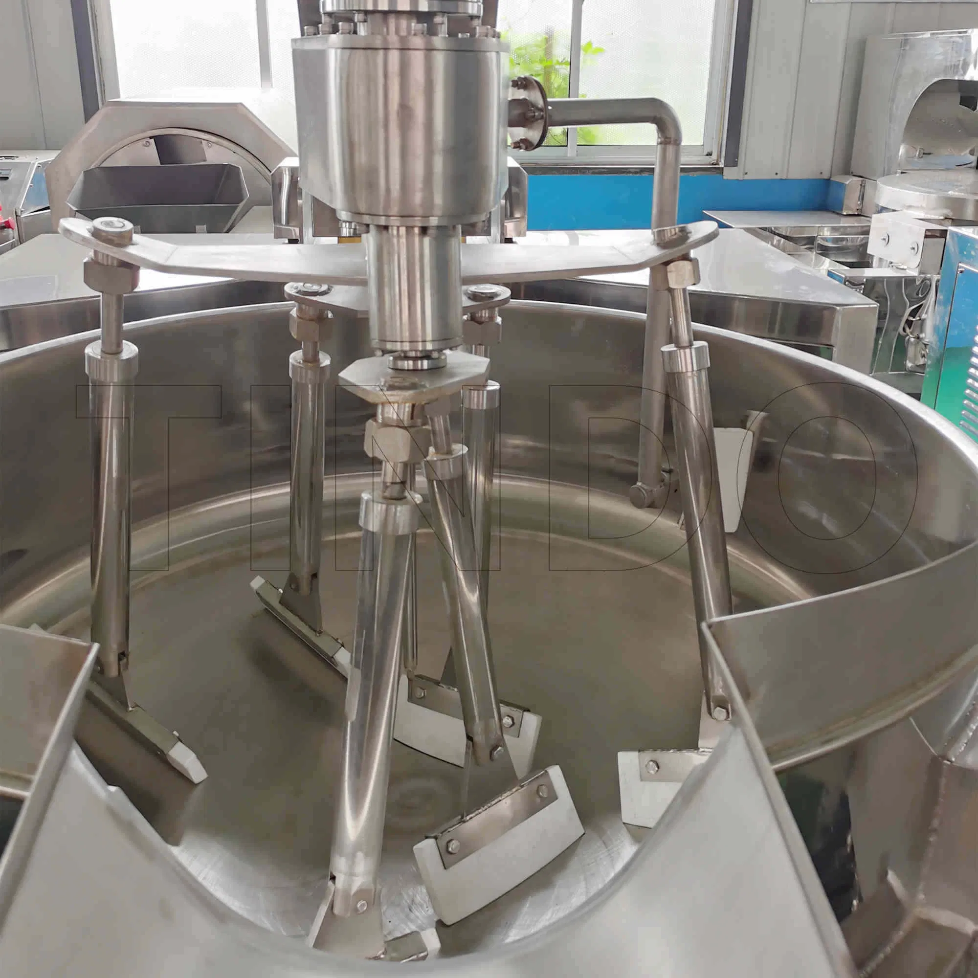 Caramel Sauce Automatic Jacketed Kettle Machine Electric Heating Cooking Pot Equipment