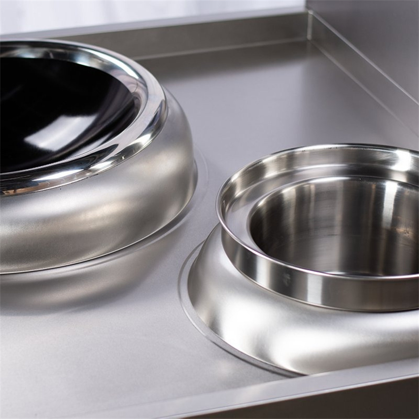 Commercial Induction Stainless Steel Electric Chinese Cooking Wok Range