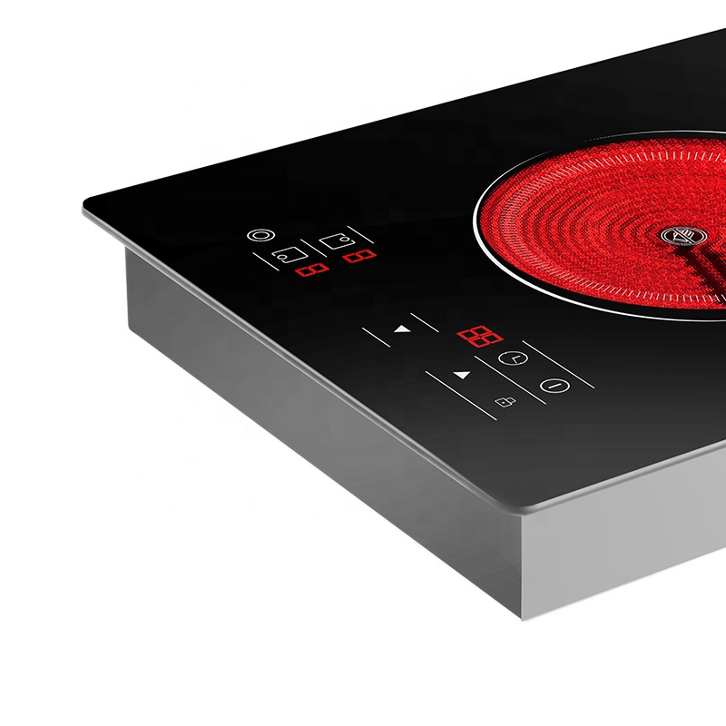 Home Small Kitchen Appliances Touch Board Electric Powered 3000W 2 Burner Induction Cooker with Wifi Control