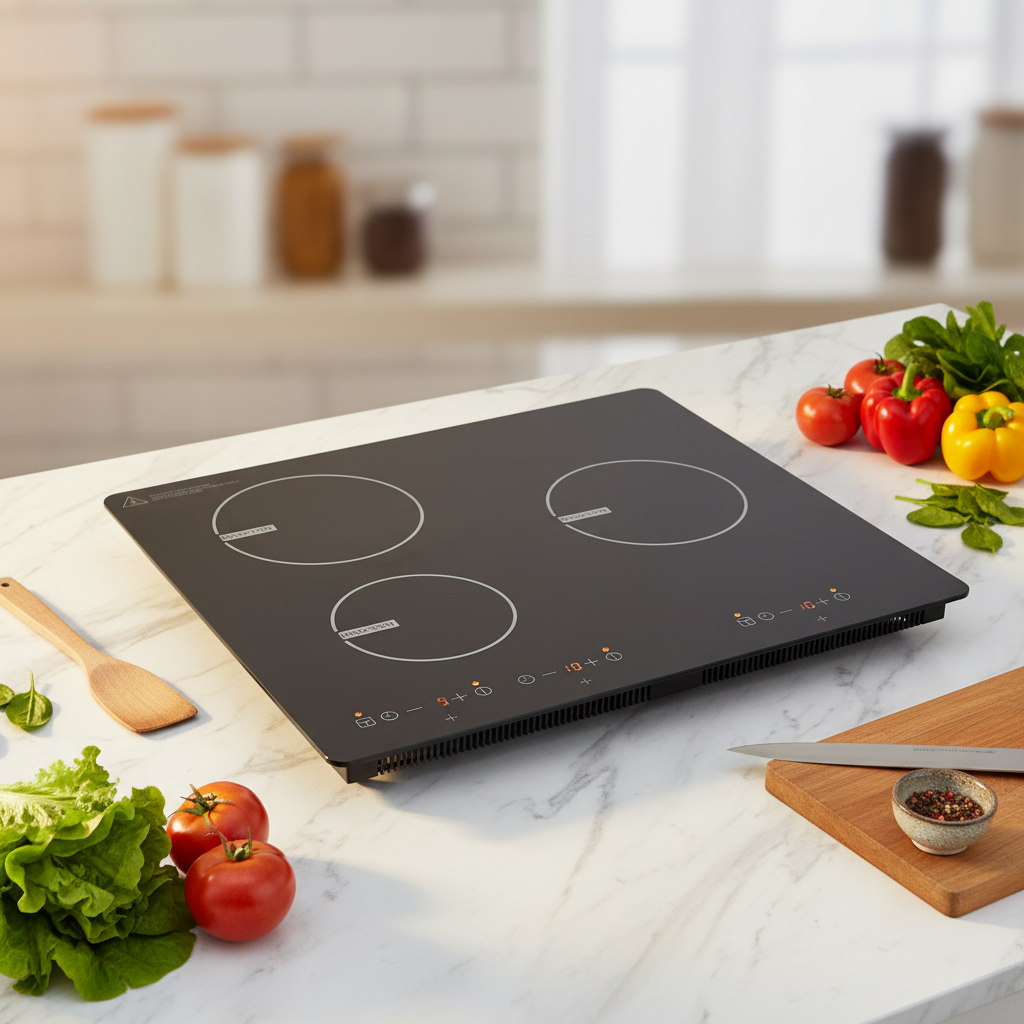 6000W 3-Burner Built-in Induction Cooktop 360A
