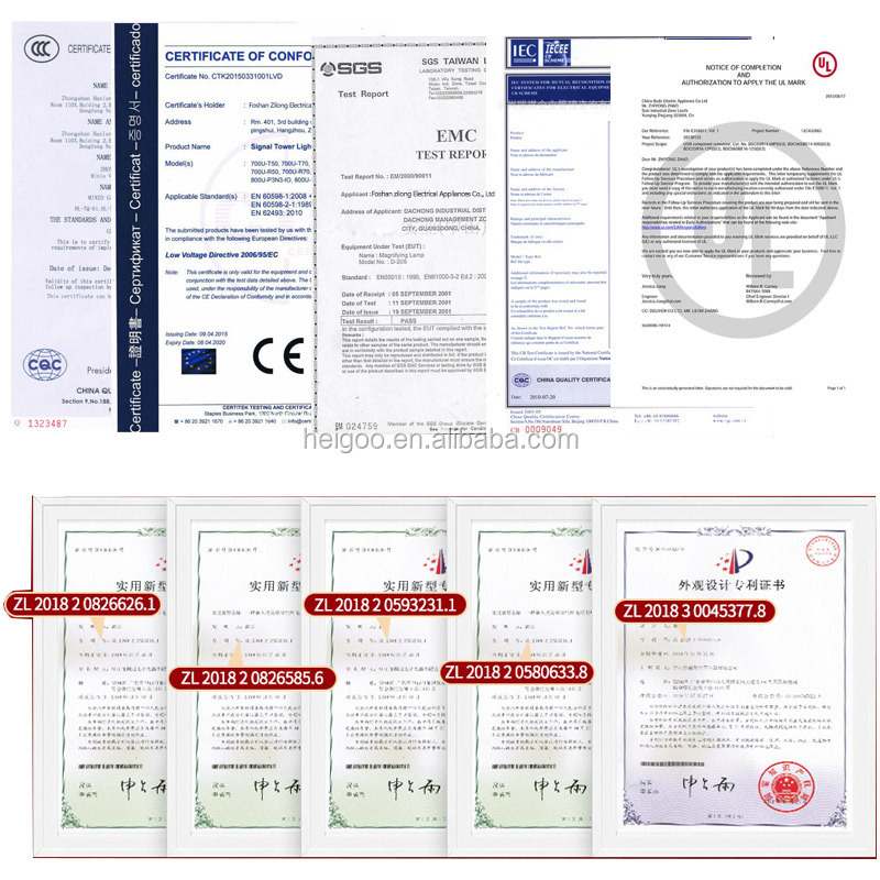 Certifications and Patents