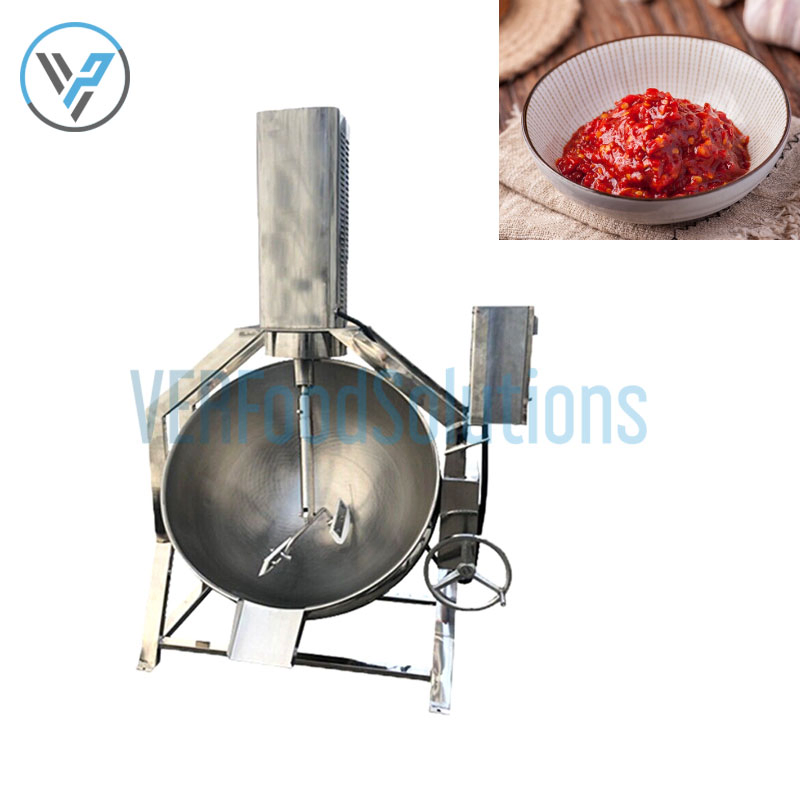 Cutting Edge Semi Automatic Curry/Fruit Paste Planetary Jacketed Kettle Machine on Selling