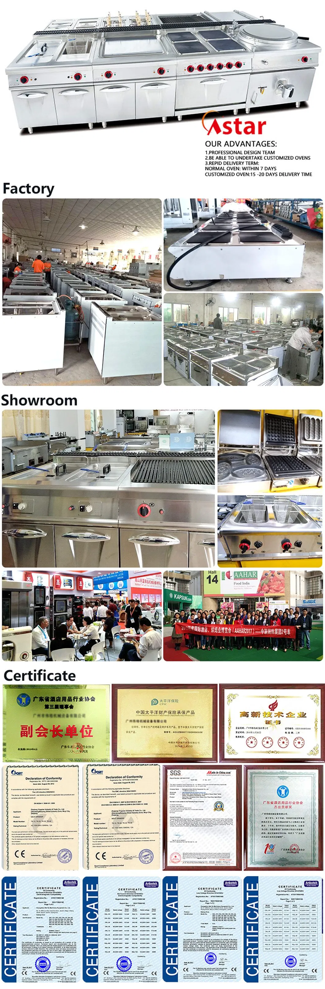 Kitchen Electric Combi Induction Range with Oven for Sale Commercial Kitchen Combi Equpments
