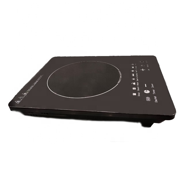 Countertop Portable Induction Cooktop with Rapid Heating Technology and Smart Touch Control Panel