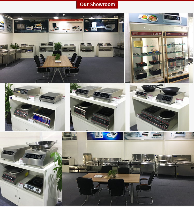 High Power 380V Freestanding Induction Cooker 8000W