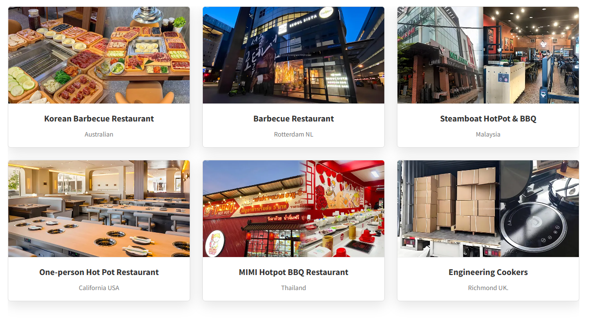 Hotpot BBQ Grill Restaurant Cooperation Cases