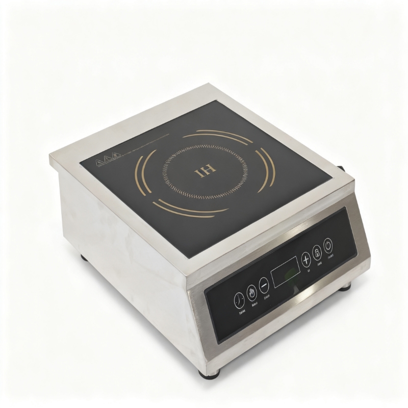 Commercial Kitchen Induction Cooker High-Power 3500W Stainless Steel Waterproof Single Induction Cooker 220V Home Commercial