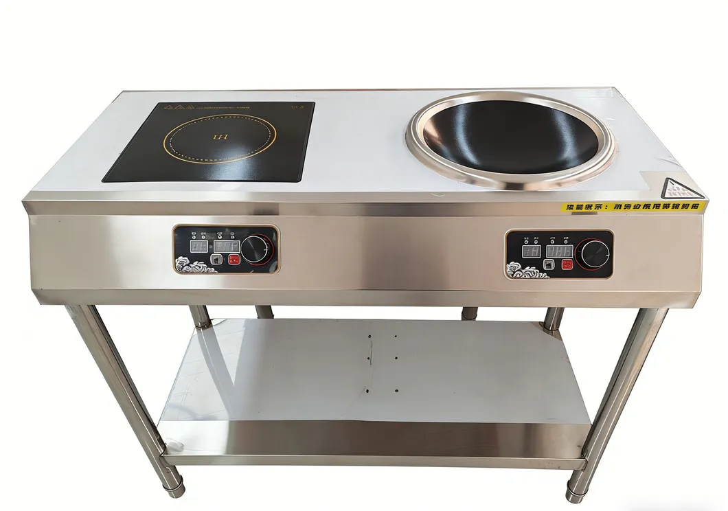 Energy-Saving and Highly Efficient Stainless Steel 304 Dual-Fuel Induction Cooker View