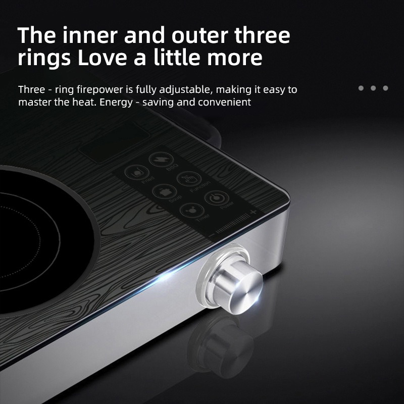 Induction Cooker Electric Ceramic Stove for Household Use 2200W Non Picking Pot Enclosed Stove Tea Making Induction Cooker