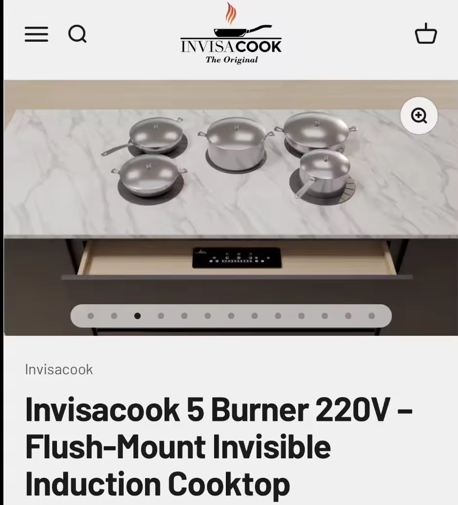 Invisible Induction Cooker 6 Burners High Quality Induction Cooktop
