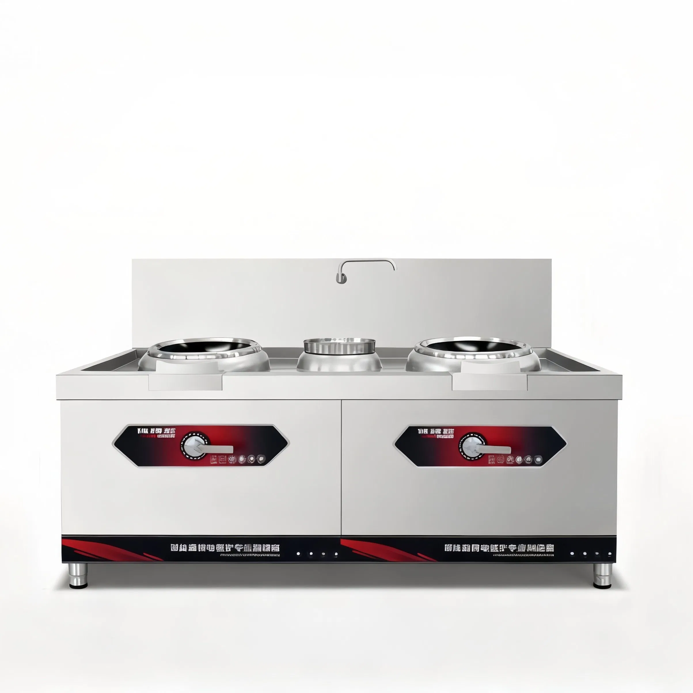 Commercial Induction Wok Cooker Energy Efficient Design for Food Processing