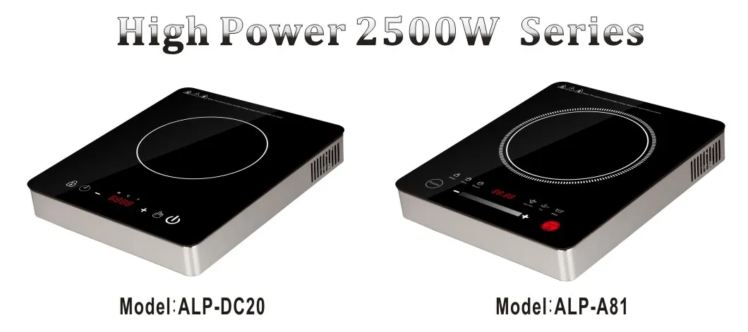 2500W High Efficiency Stainless Steel Induction Cooktop