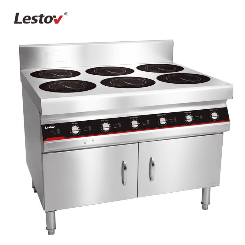 6 Burner Professional Induction Hob with Knob Control Lt-B300VI-B105