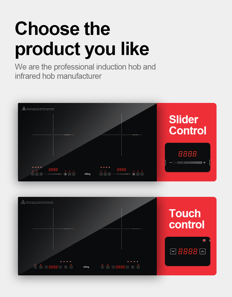 Induction cooktop structure