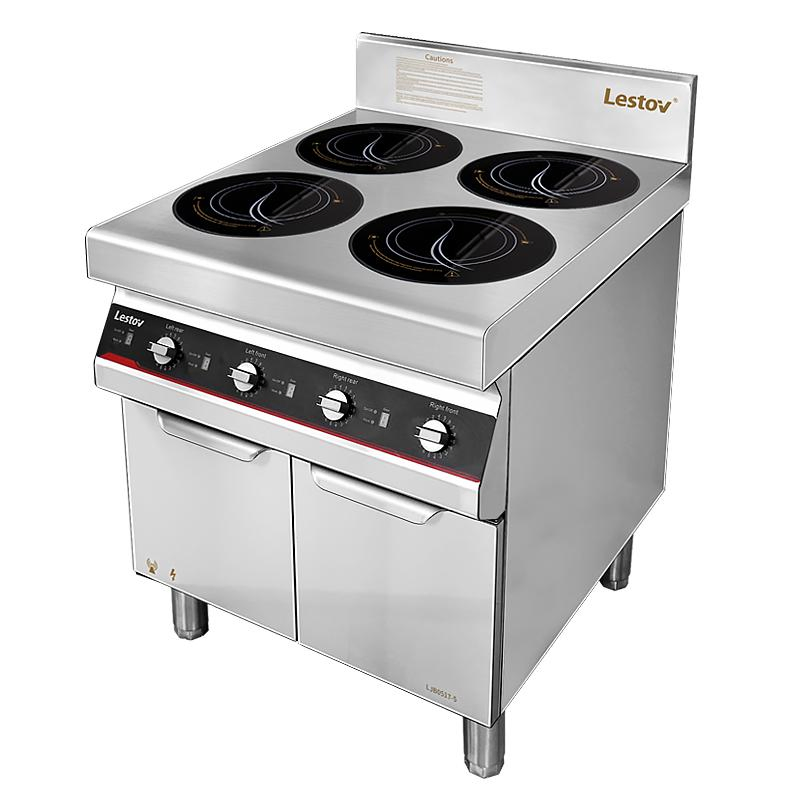 Freestanding Induction Range Stove 4 Burner Commercial Induction Cooktops
