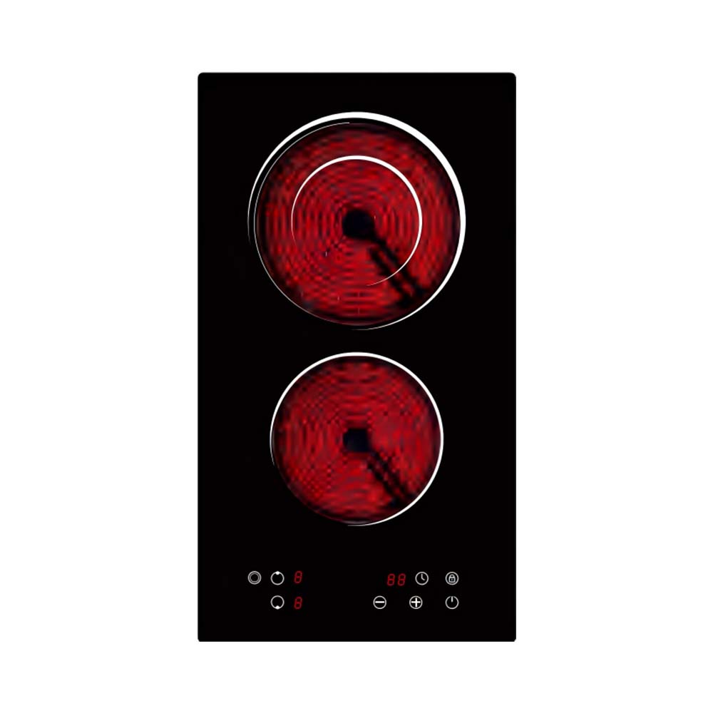 3000W Built-In Glass 2 Burner Induction Ceramic Hob Stove Cooktop Induction Cooker Hob Burner Cooktop for Home