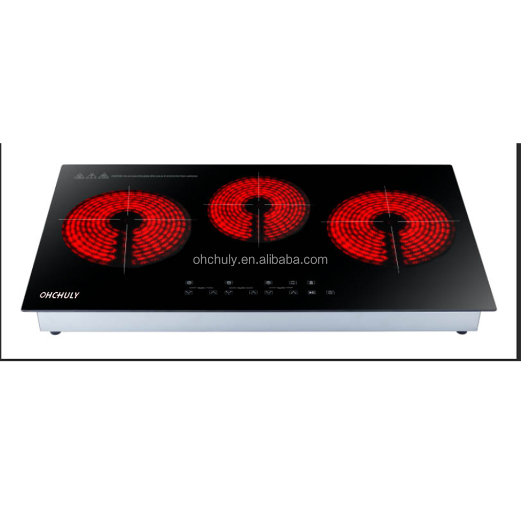 Ohchuly Professional Manufacturer's Burner Induction Stove 2200W Built-In Infrared Induction Households AU Ceramic Electric Fry