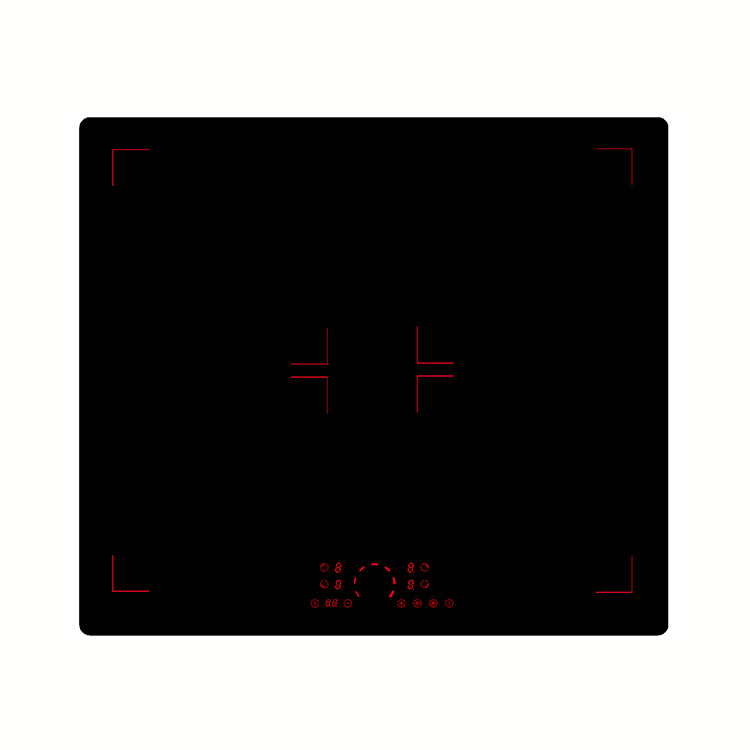 High Quality Touch Control Induction Cooker 4 Burners Induction Hob Built in Induction Cooktop