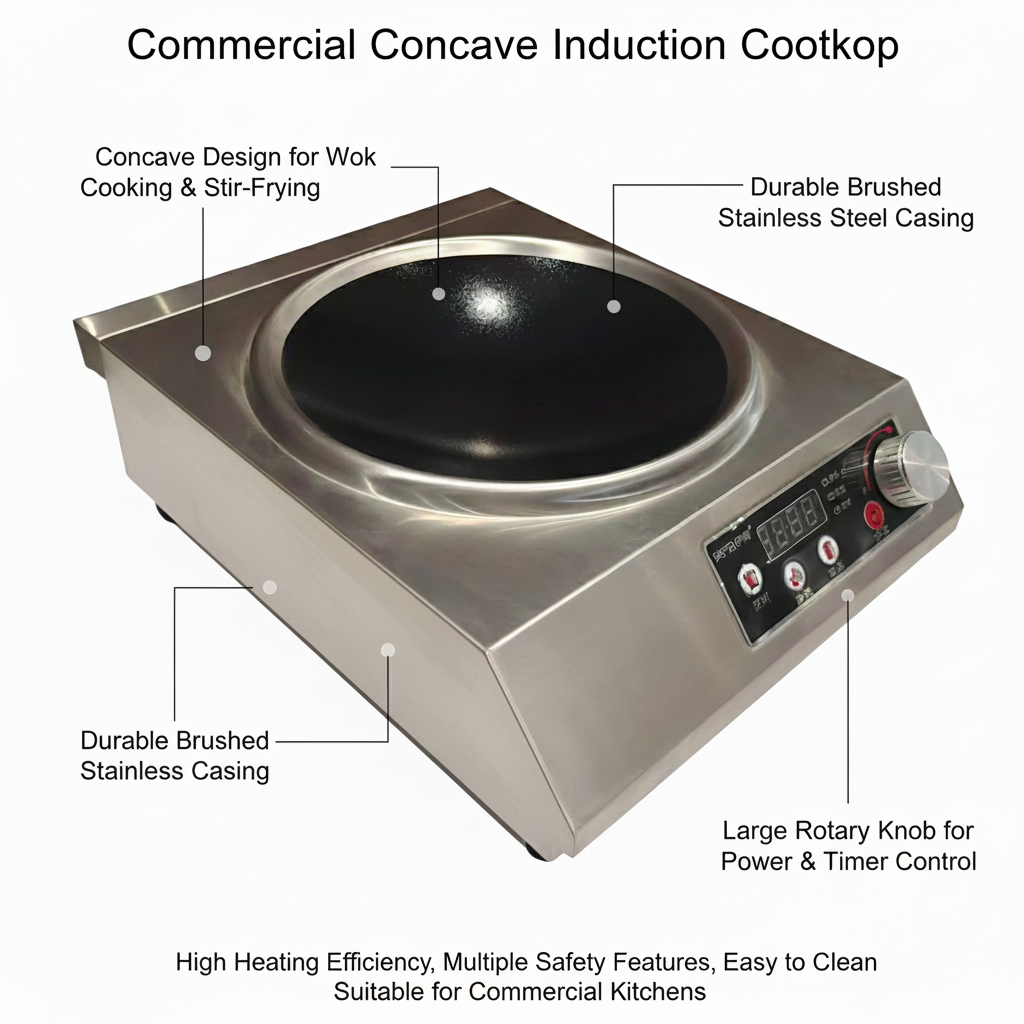 High End Benchtop with Knob Control One burner Induction Cooker Stove Commercial Induction Cooker Electric Stove Without Gas
