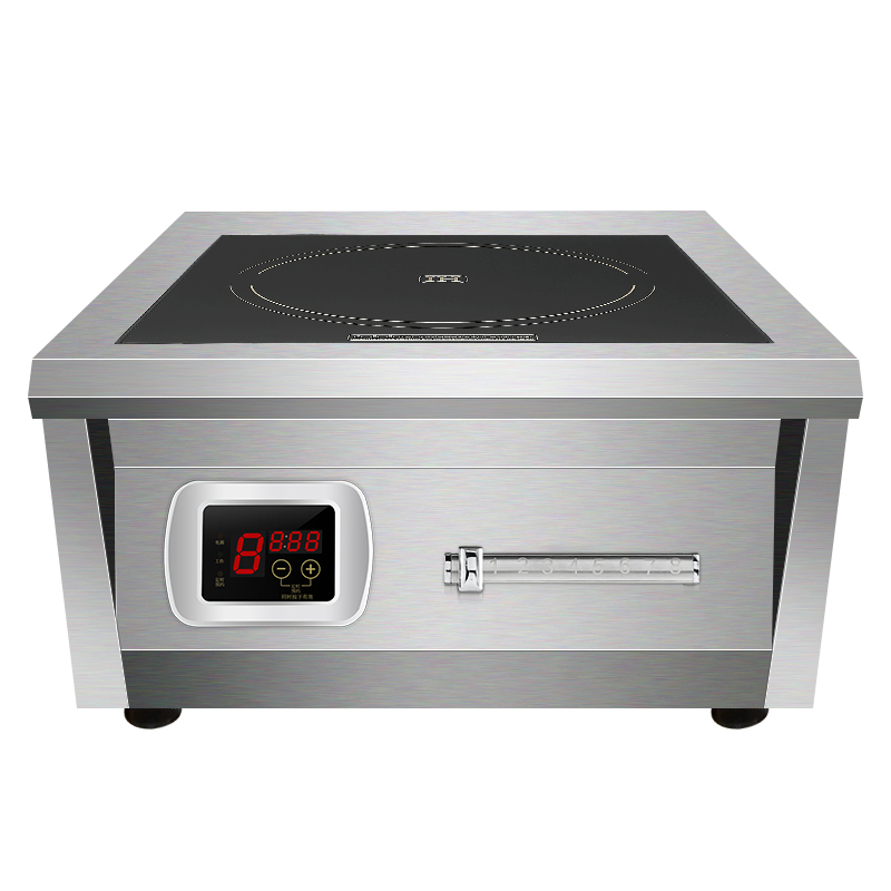 Commercial Kitchen 220V 6000W Smart Electric Cooktop High Power Induction Wok Flat Furnace Hob Burner for Hotpot Cooking
