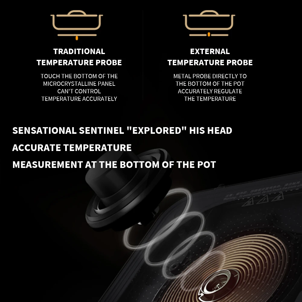 220V WIFI 2100W 99 Level Power Mijia Ultra Thin Electric Induction Cooker for Xiaomi App Control