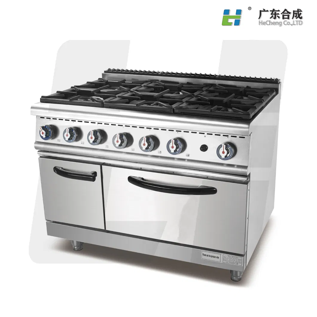 Commercial Grade Electric Range with 6 Burners and Oven