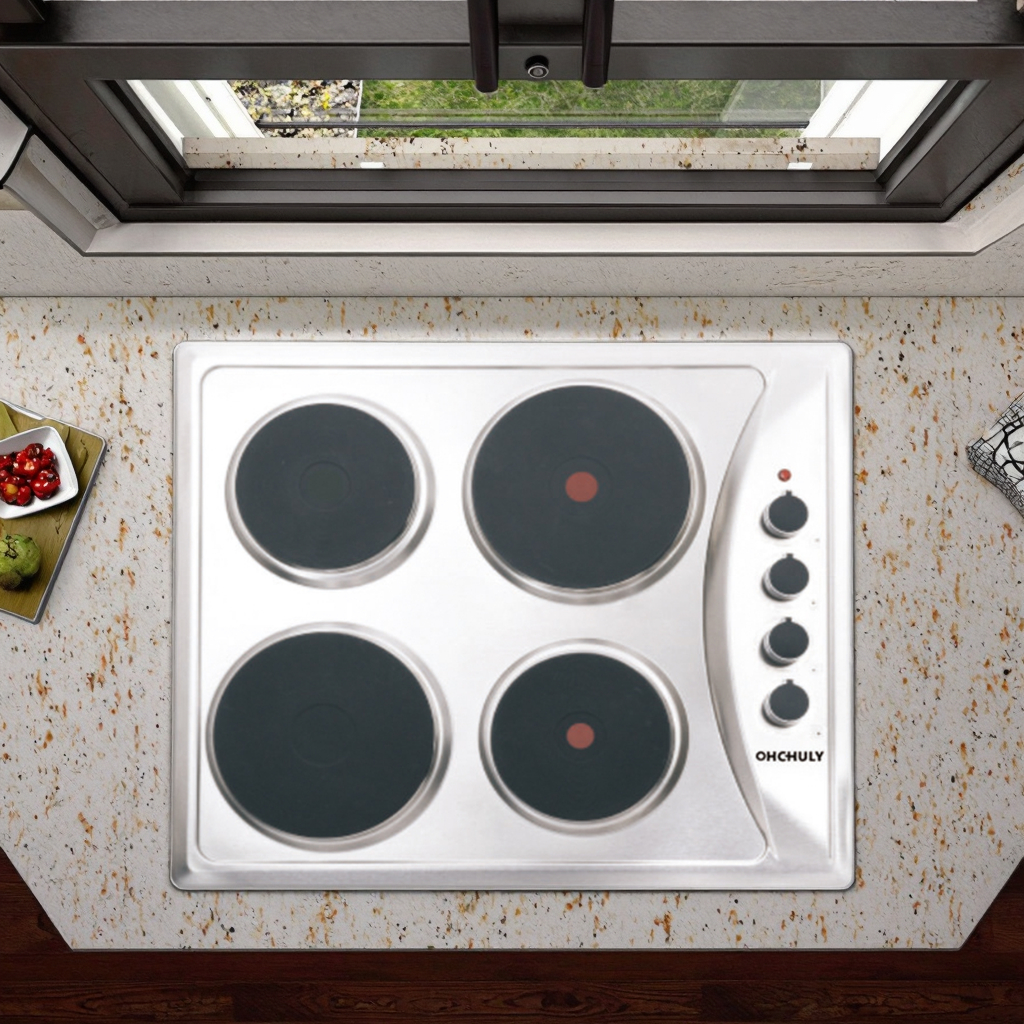 Bestselling Built-In Induction Cooker and Ceramic Hob Kitchen Appliance with Electronic Ignition LPg or NG Gas burner