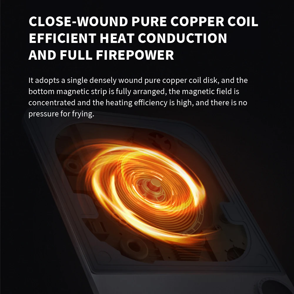 220V WIFI 2100W 99 Level Power Mijia Ultra Thin Electric Induction Cooker for Xiaomi App Control