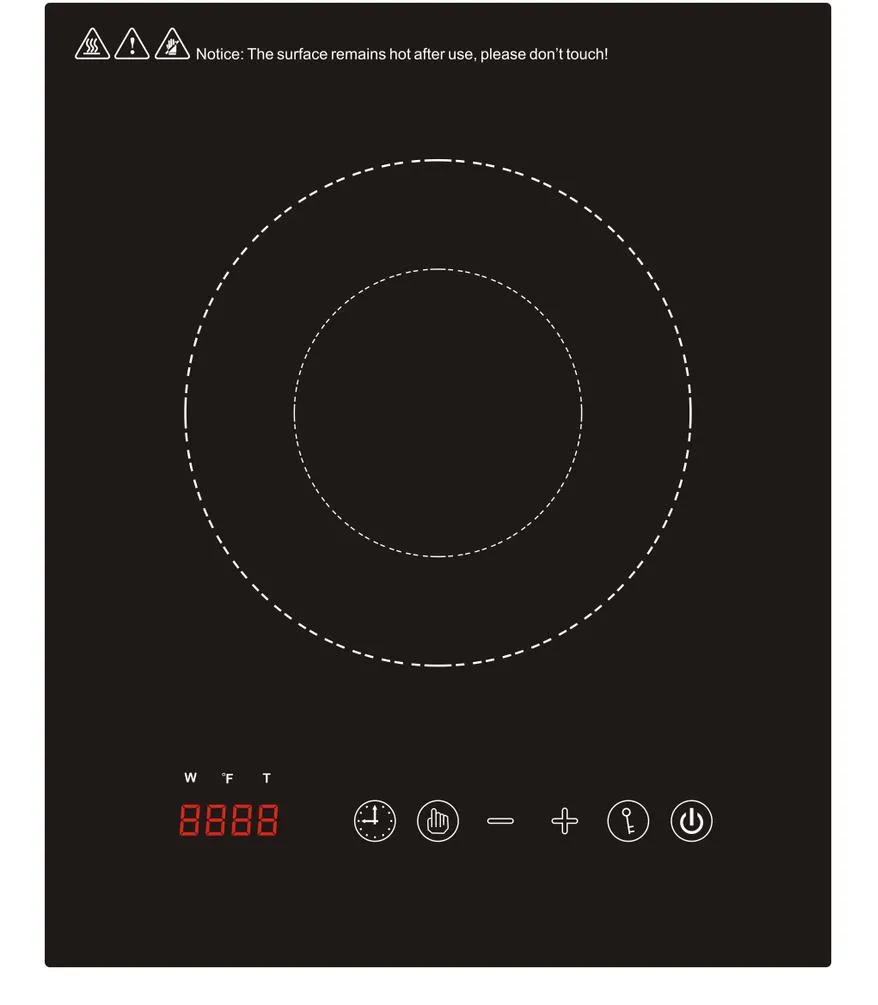 Induction Burner Cooktop Portable 1800w Single Induction Cooker Cooktop