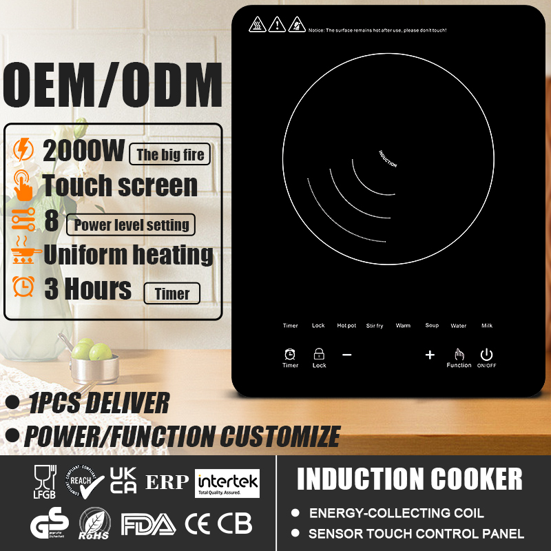 Newly Launched Induction Cooker Ultra Slim Induction Cooktop Touch Control Electric Stove Cooker With Best Quality For Wholesale