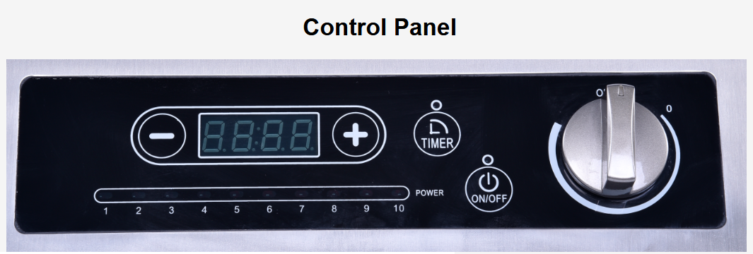 Commercial Stove Cooker Control Panel