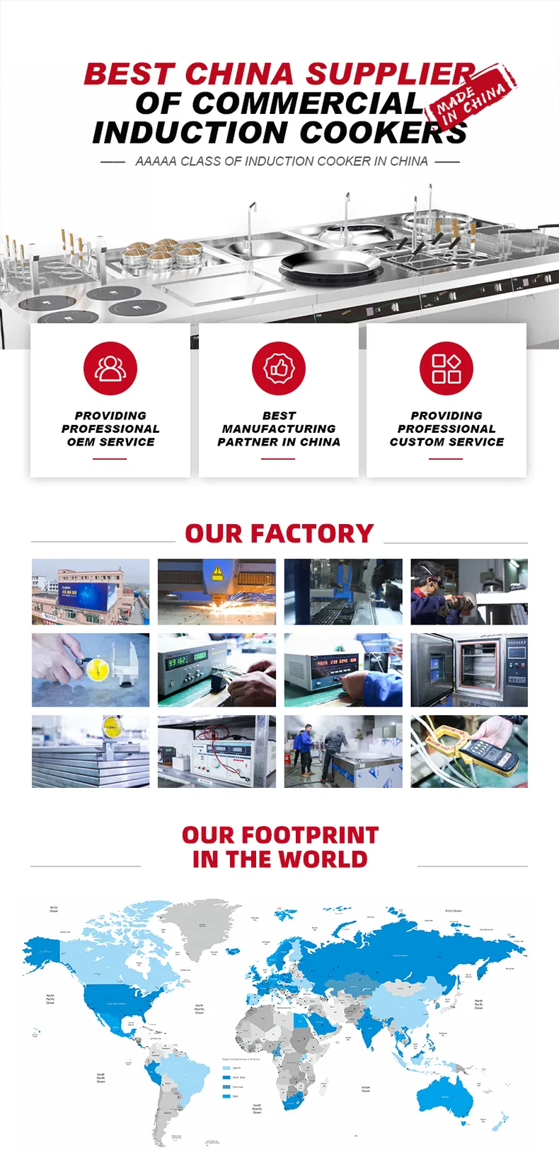 Factory Floor & Quality Commercial Induction Manufacturing