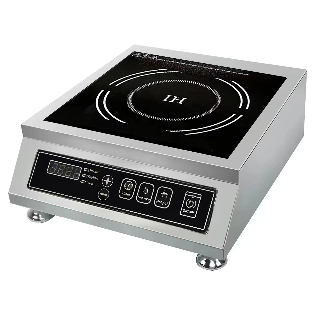 Cheap Prices 8000W Electric Single Burner Stainless Steel Countertop Induction Cookers