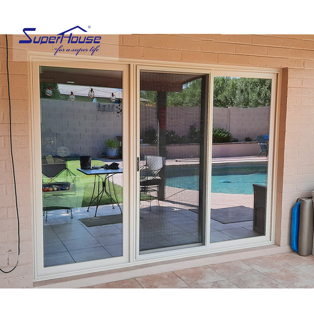 NFRC Aluminum Sliding Windows, Miami Florida Hurricane Impact Rated,NOA Insulated Fixed Panel for Hotel Construction