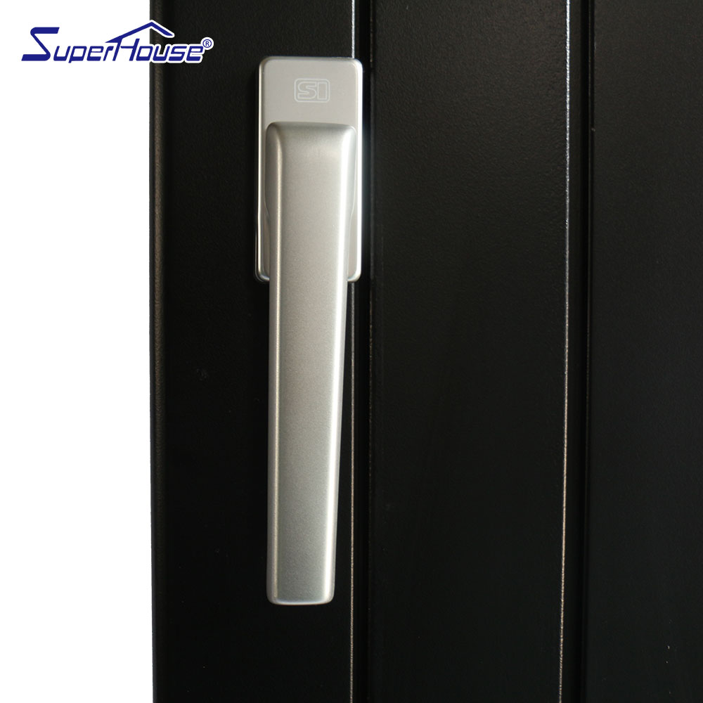NFRC Certified High End Thermal Break Aluminum Folding Window Double Glazed Low-e Coating Heat Insulation for Shop Reception