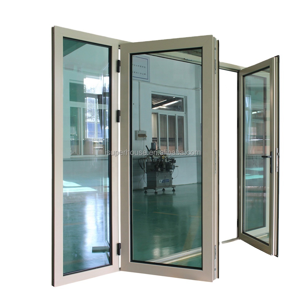HVHZ TAS 202 Hurricane Proof Impact Aluminium Glass Entrance Front Swing Door