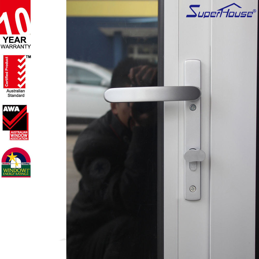 Meet Florida Certificate Hurricane Impact Glass Door  NOA Folding Door with Retractable Screen for House