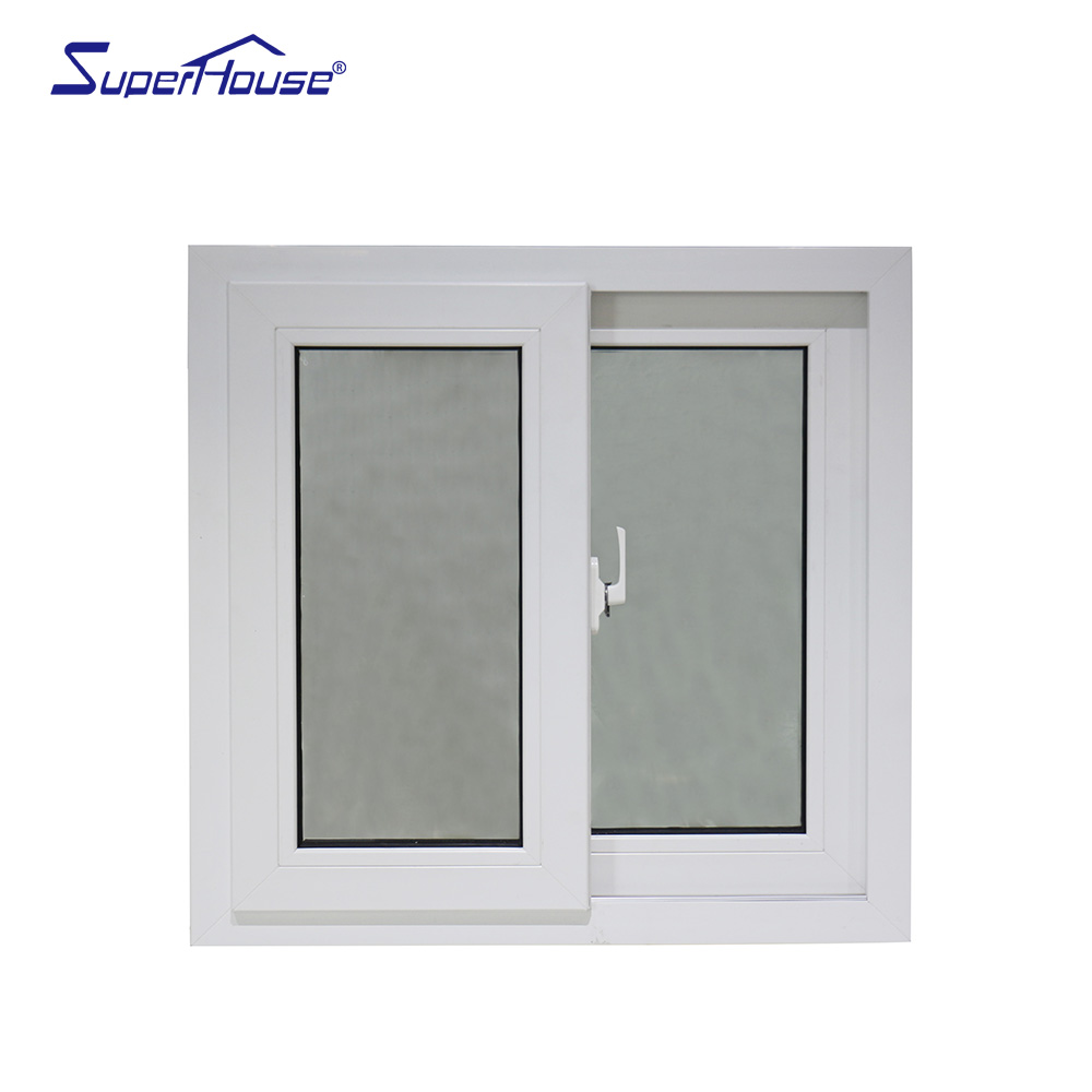Low Budget White Aluminum Sliding Window, Cheap Wholesale for Building Projects