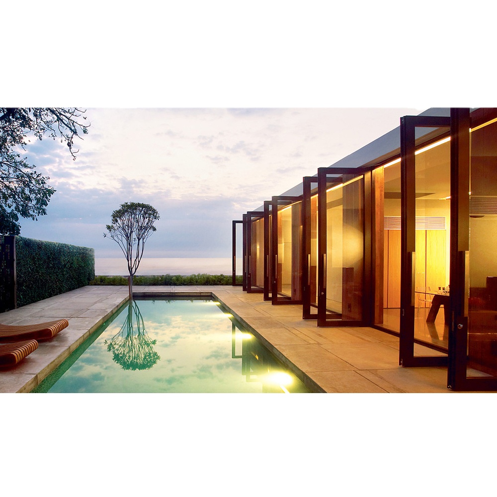 Aluminum Doors and Windows Double Tempered Glass With Super Waterproof for Container House