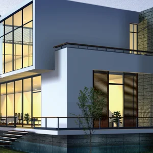 Commercial Fixed Soundproof Thermal Insulation Glass Windows